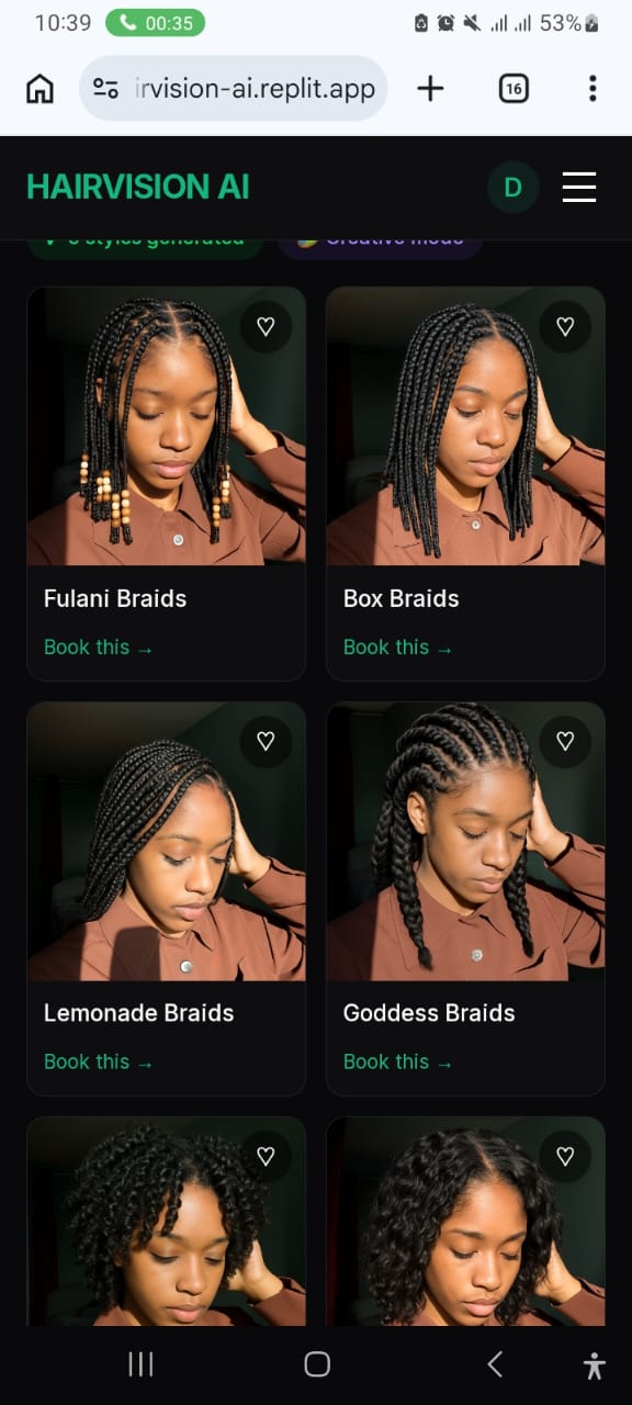 AI Fashion & Hairstyle Generator preview